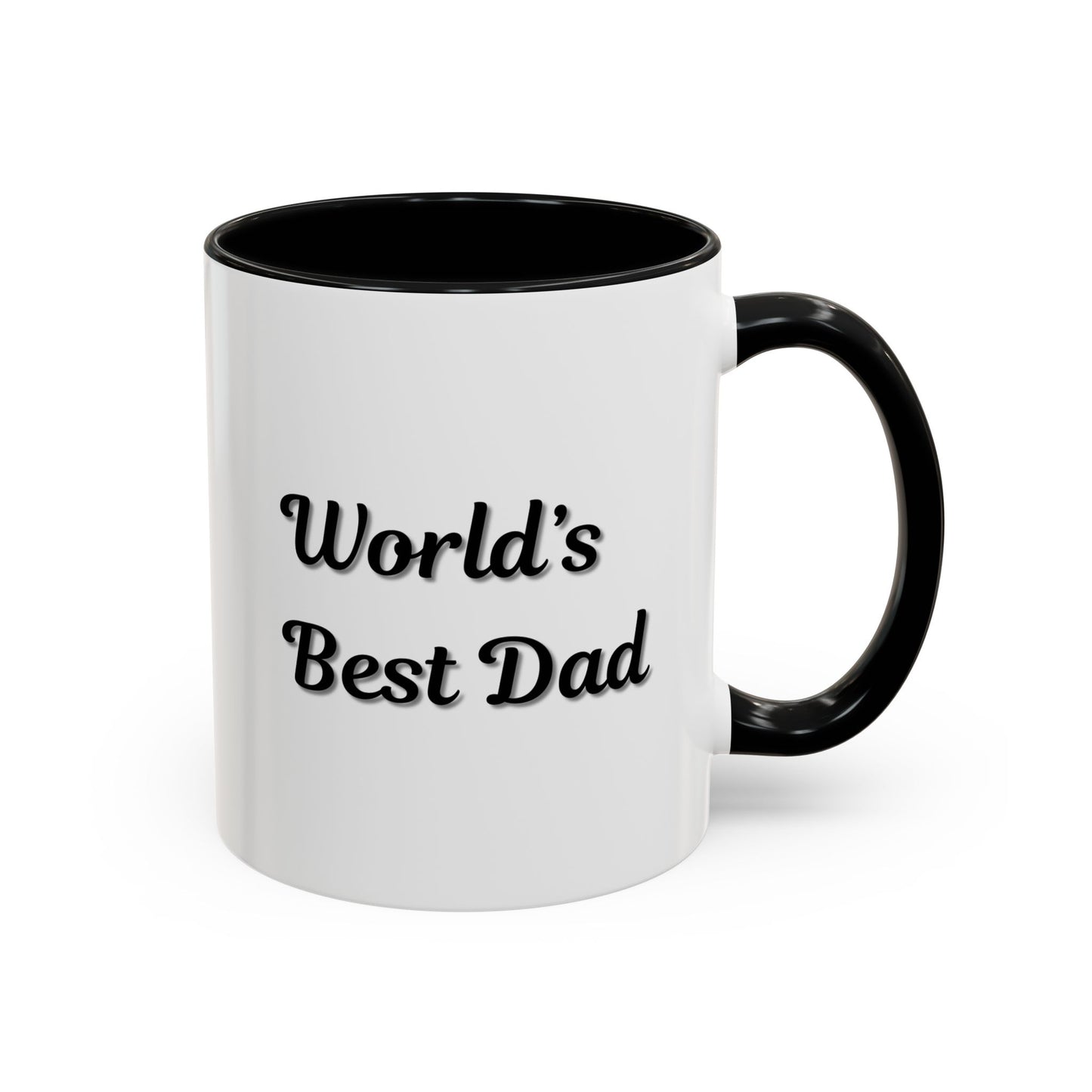 Father's Day Accent Mug, Best Dad Coffee Cup, Father's Day Gift, Novelty Mug, Ceramic Mug, Father's Day Present