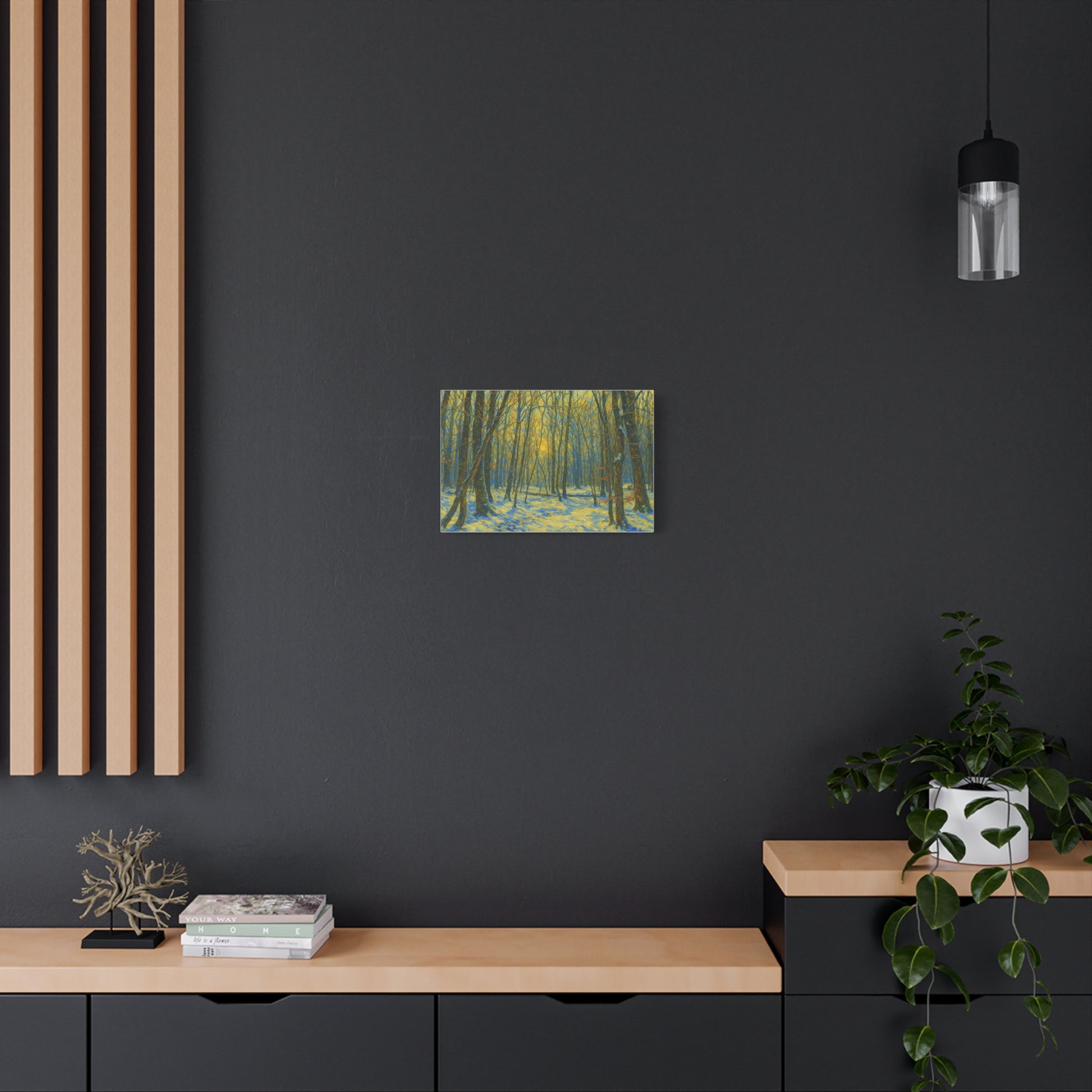 Forest Sunrise Canvas Print, Wall Art, Nature Photography, Home Decor, Gift for Nature Lovers, Landscape Artwork - TRV