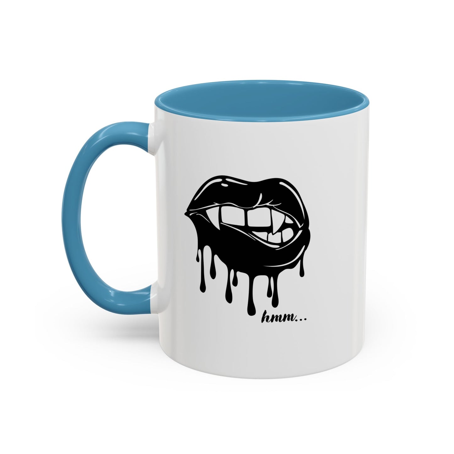 Vampire Lip Accent Coffee Mug - 11oz & 15oz - Unique Halloween Gift