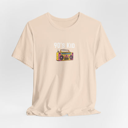 Retro Boombox Tee — 90s Kid Graphic T-Shirt