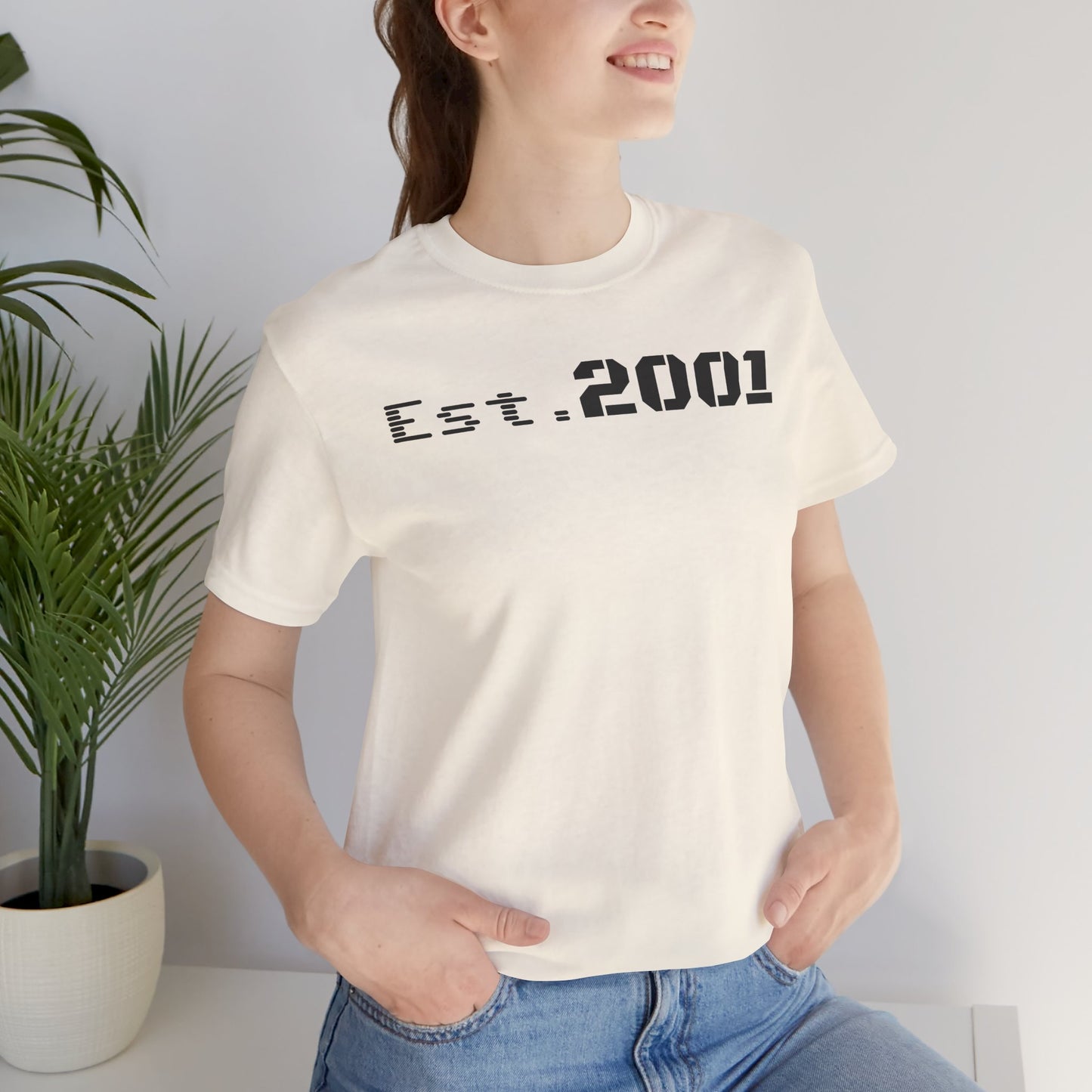 Est. 2001 Unisex Tee - Timeless Casual Wear, Birthday Gift, Nostalgic Fashion, Everyday Comfort, Trendy Streetwear