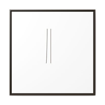 Minimal Line Art | Matte Canvas Framed