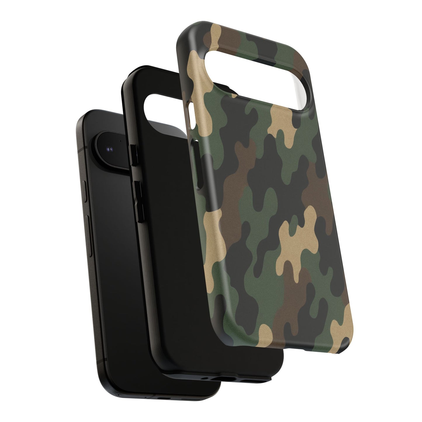 Camouflage Phone Case, Tough Cases, Military Style, Unique Phone Accessories, Gift for Him, Durable Phone Cover - TRV
