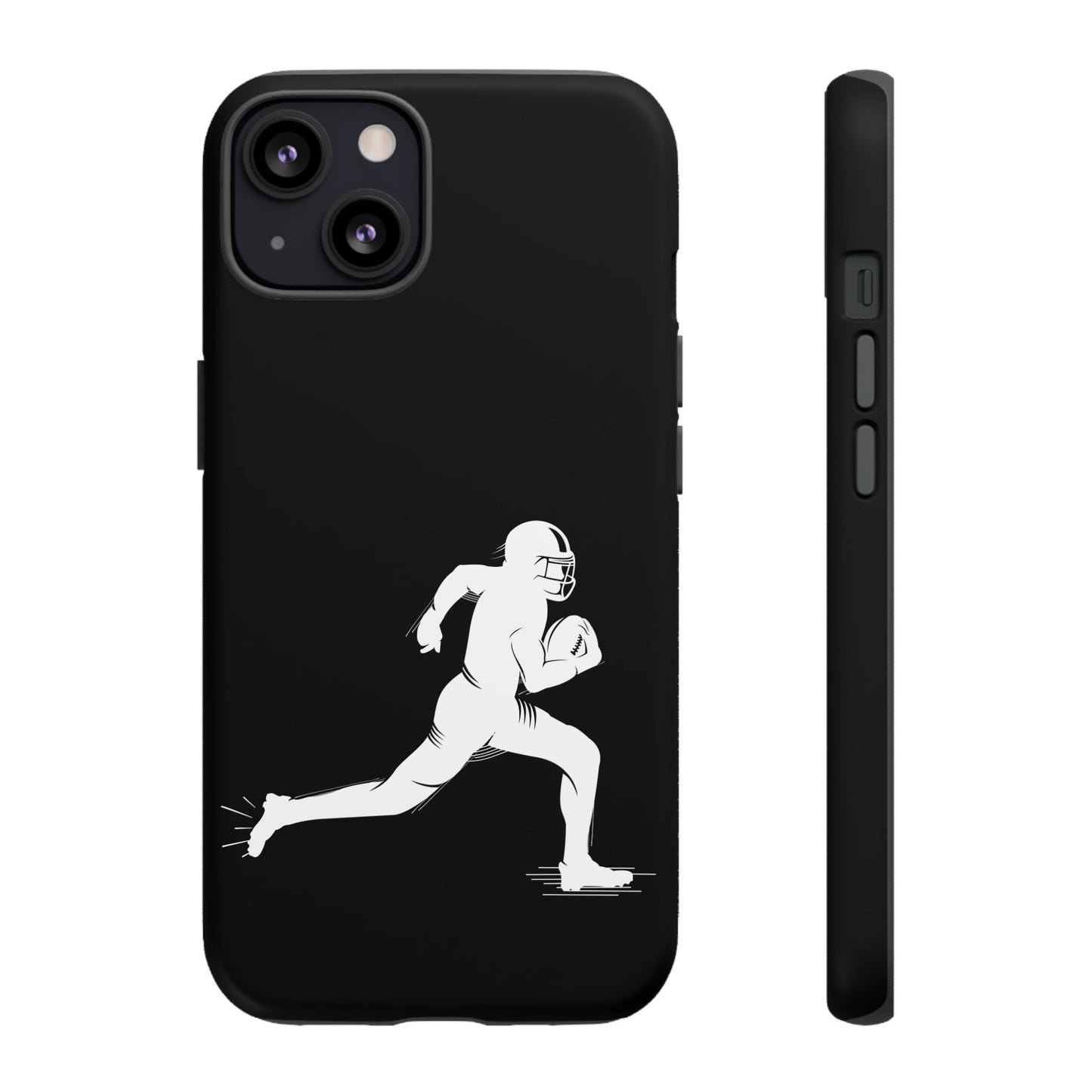 Football Player Phone Case, Tough Cases, Sports Phone Cover, Gift for Athletes, iPhone & Samsung Accessories, Running Player Design - TRV
