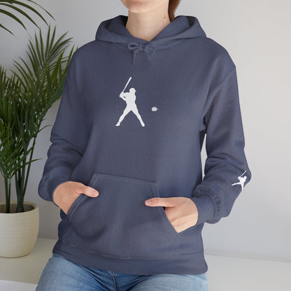 Sporty Unisex Baseball Hooded Sweatshirt, Casual Hoodie for Athletes, Perfect for Gifts, Comfy Streetwear, Ideal for Sports Events, Personal Use - TRV