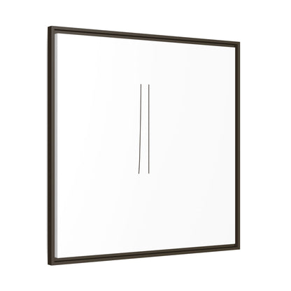 Minimal Line Art | Matte Canvas Framed