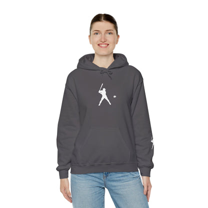 Sporty Unisex Baseball Hooded Sweatshirt, Casual Hoodie for Athletes, Perfect for Gifts, Comfy Streetwear, Ideal for Sports Events, Personal Use - TRV