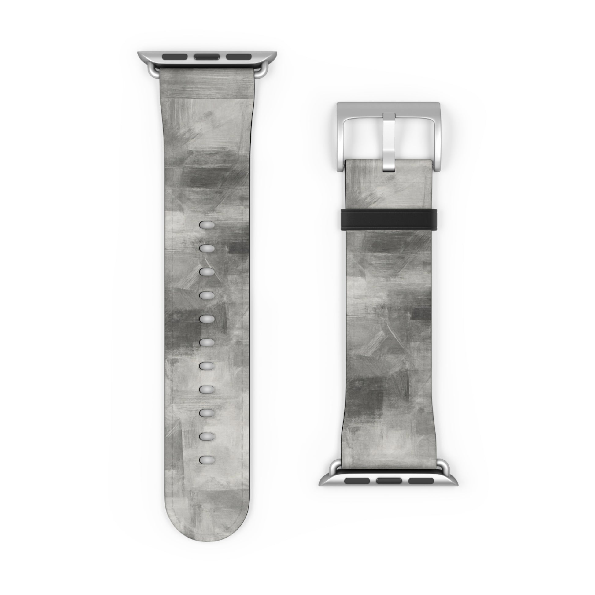 Gray Watercolor Camouflage Watch Band | Neutral Abstract Apple Watch Strap - TRV