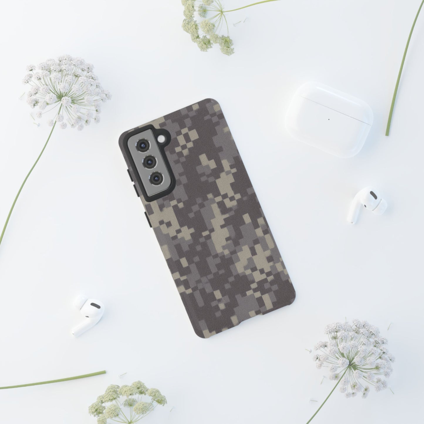 Camouflage Phone Case, Military Style Cover, Tough Phone Protection, Durable Phone Accessory, Gift for Veterans, Outdoor Enthusiasts - TRV
