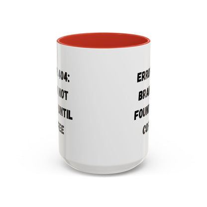 Error 404 Coffee Mug - Perfect for Your Daily Brew, Gift for Programmers, Humor for Coffee Lovers, Office Desk Decor, Nerdy Kitchenware