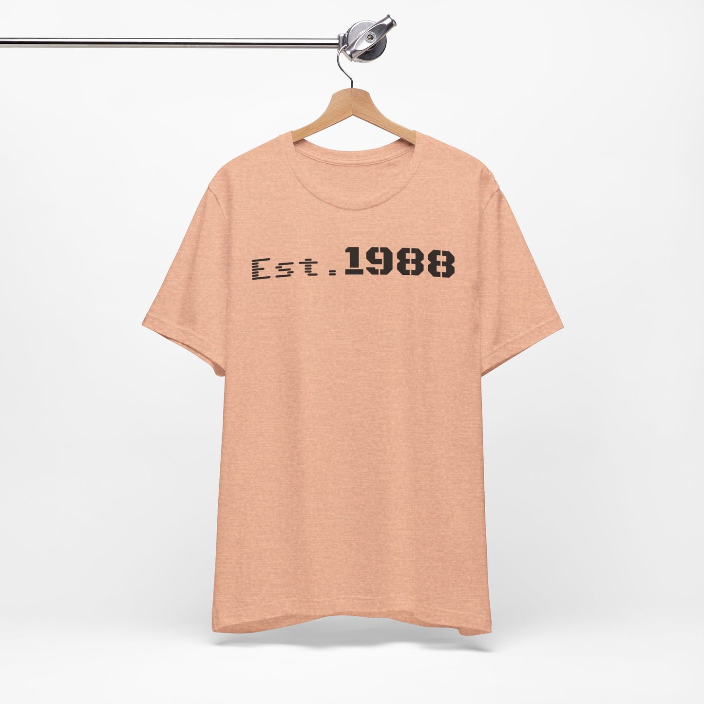 Est. 1988 Unisex Jersey Tee, Vintage Birthday Shirt, Casual Everyday Wear, Gift for Him or Her, Anniversary Celebration Tee
