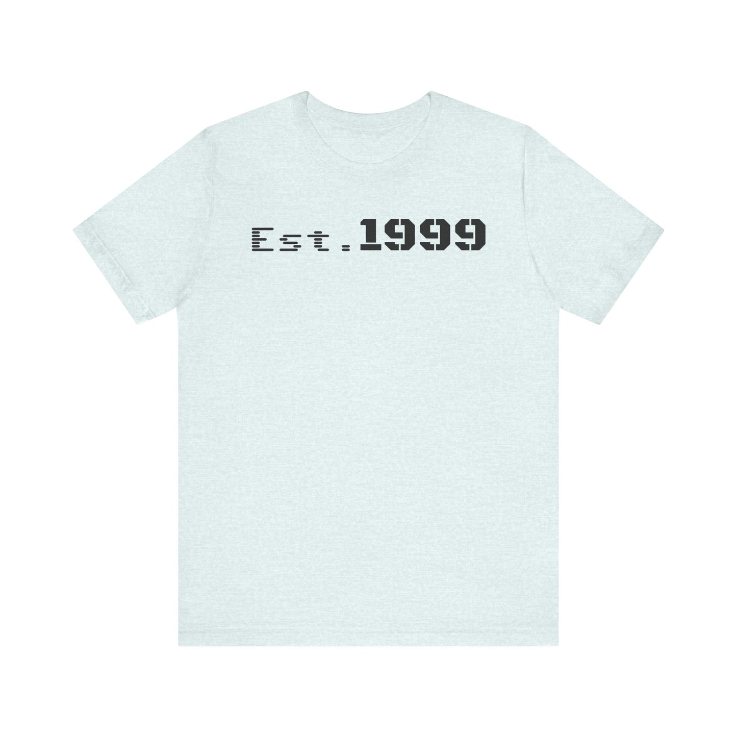 Established 1999 Unisex Tee | Vintage Birth Year Shirt, Casual Birthday Gift, Personalized Family Reunion Apparel, Retro Style [...] - TRV