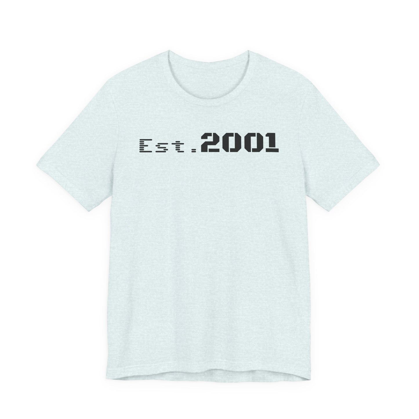 Est. 2001 Unisex Tee - Timeless Casual Wear, Birthday Gift, Nostalgic Fashion, Everyday Comfort, Trendy Streetwear