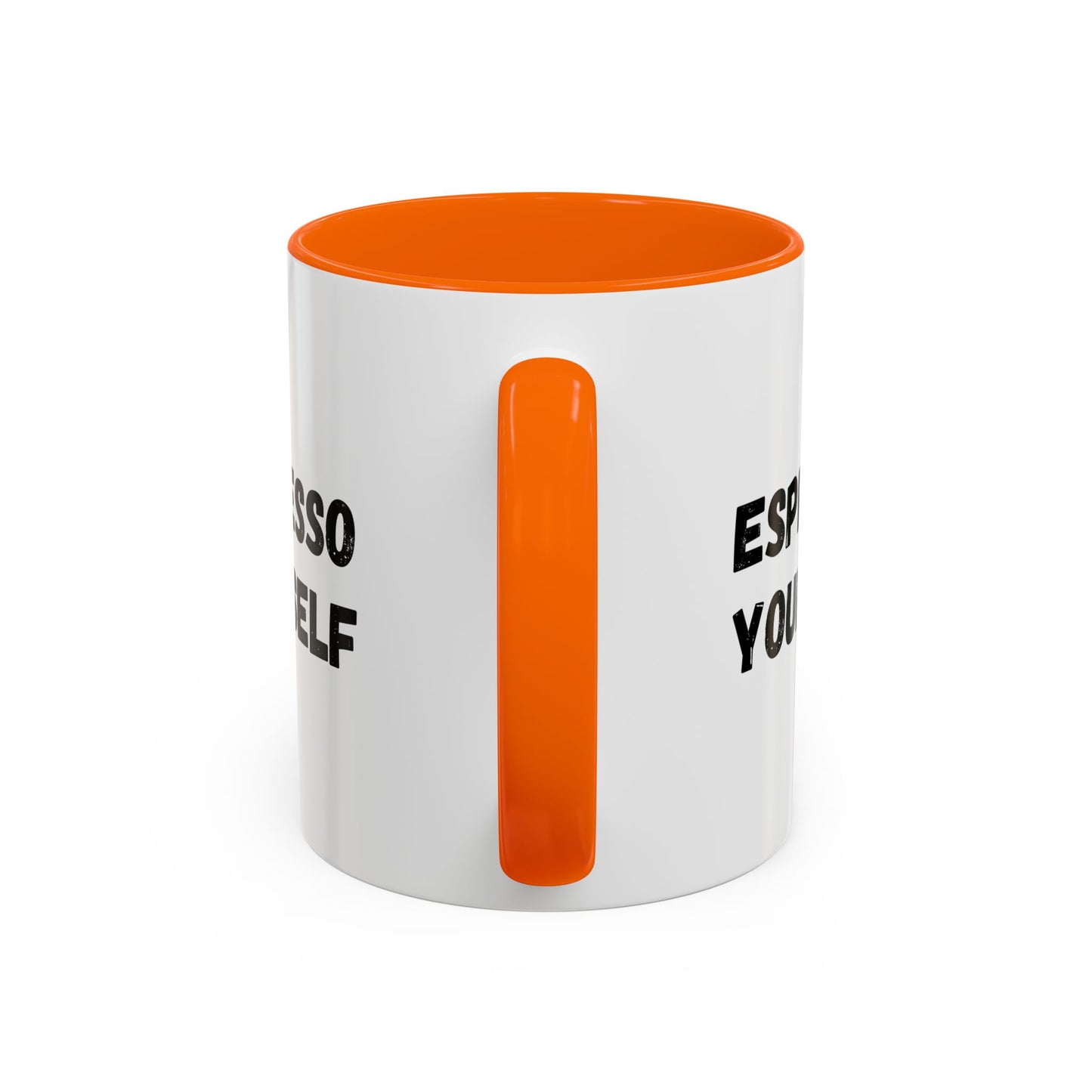 Espresso Yourself Coffee Mug - Fun Black Accented Mug for Coffee Lovers, Great Gift for Birthdays, Christmas, and Housewarming