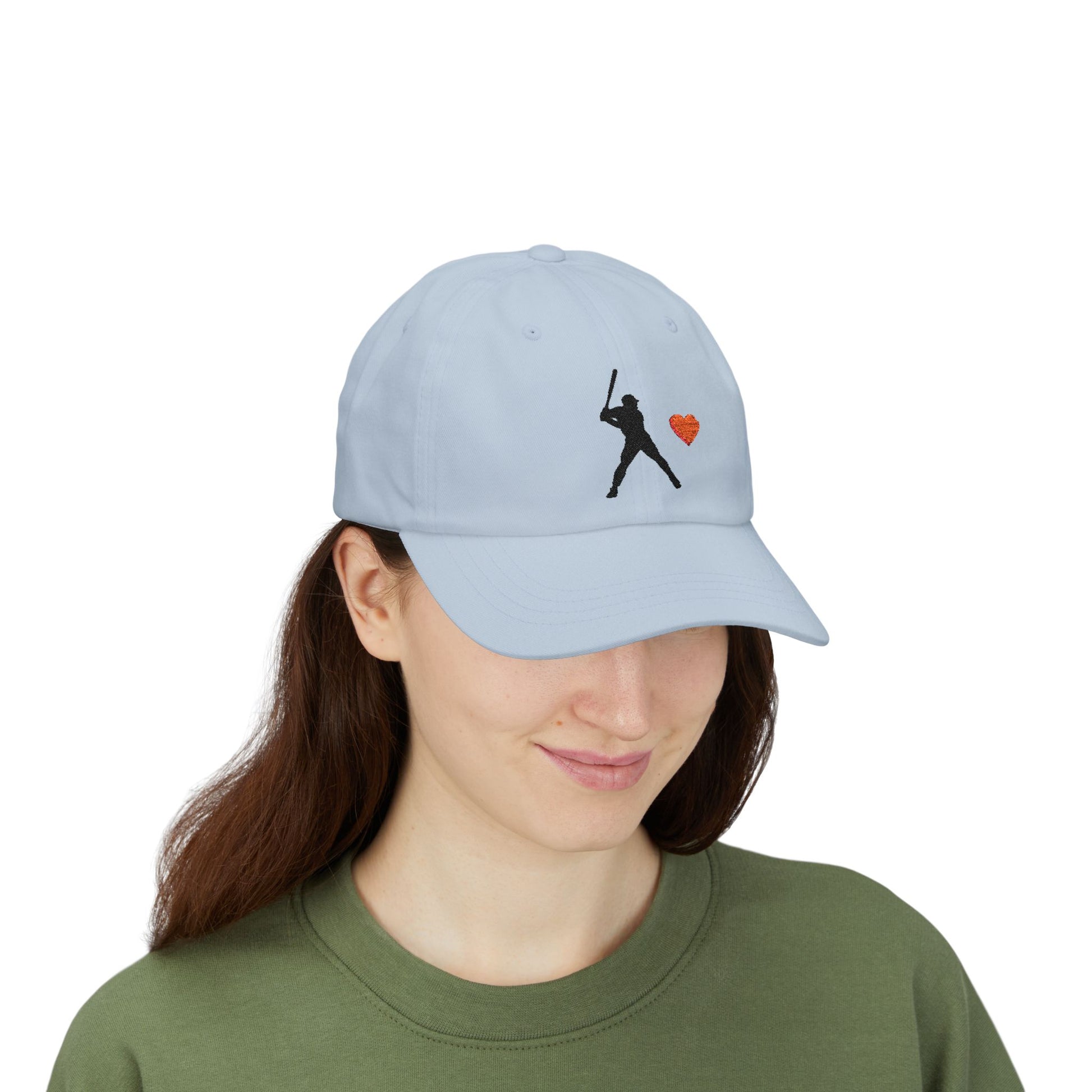 Baseball Love Dad Cap - Perfect Gift for Sports Dads, Father's Day, Casual Wear, Summer Style, Stylish Baseball Hat - TRV