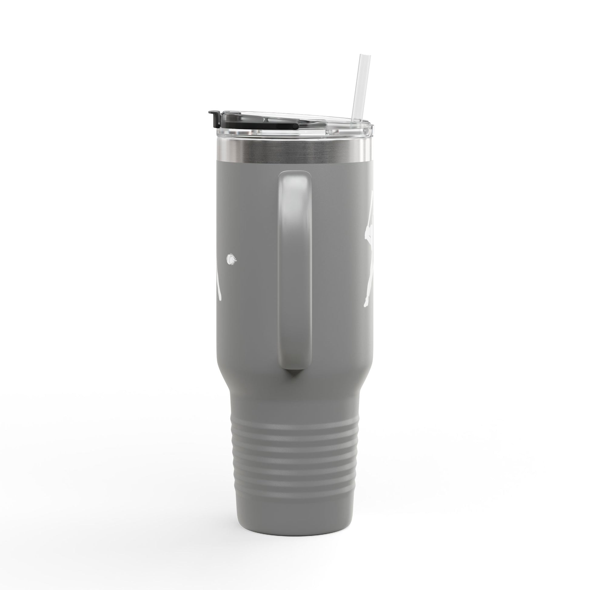 Baseball-Themed Insulated Travel Mug, Perfect for Fans & Athletes, Gift for Sports Lovers, 40oz Drinkware for Home & Road - TRV