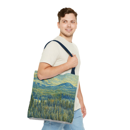 Nature-Inspired Tote Bag, Eco-Friendly Carryall, Bohemian Style Purse, Art Tote, Great Gift for Nature Lovers, Shopping Bag, Travel [...] - TRV