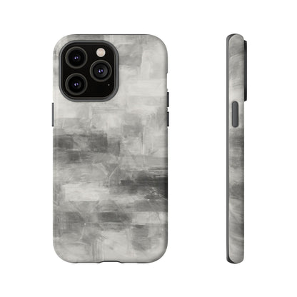 Stylish Phone Case for Tough Protection, Marble Grey Design, Customizable Gift for Her, Unisex Mobile Accessory, Birthday Present, [...] - TRV
