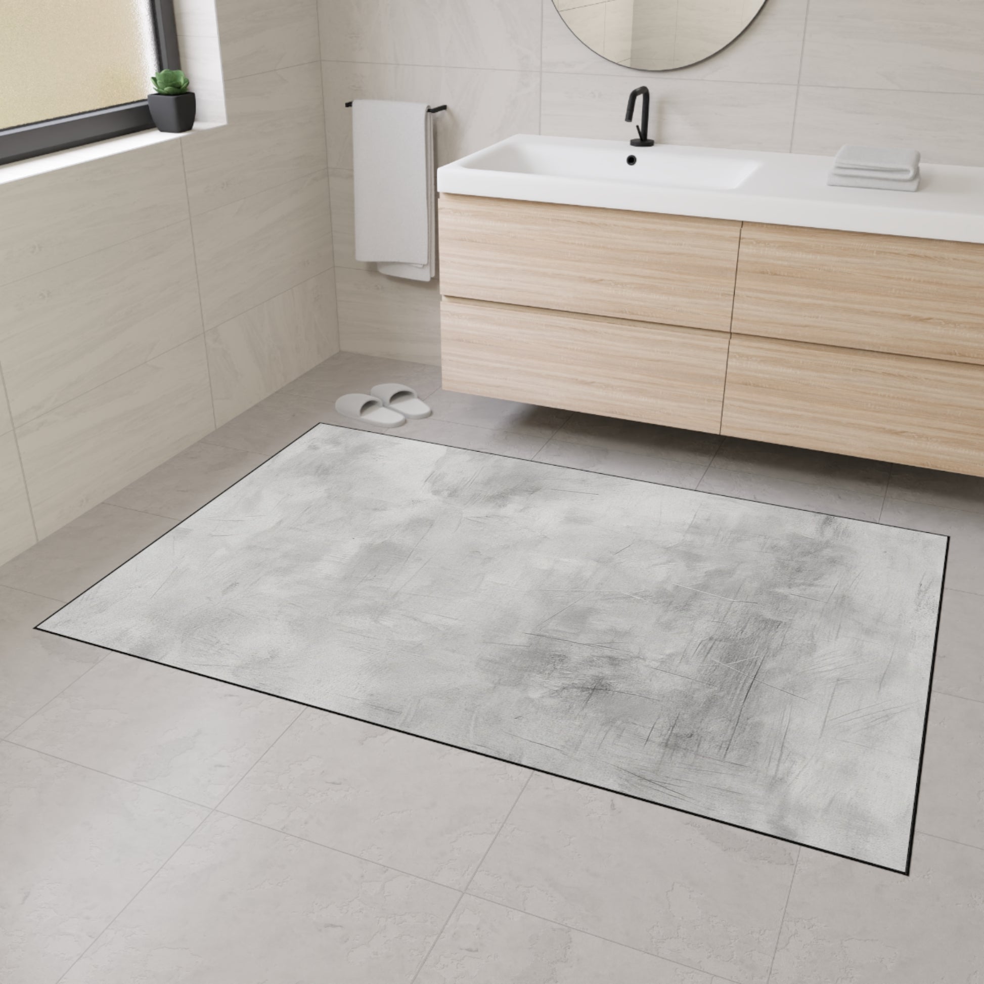 Durable Floor Mat for Home, Office, Entryway, Gym, Stylish Non-Slip Mats - TRV