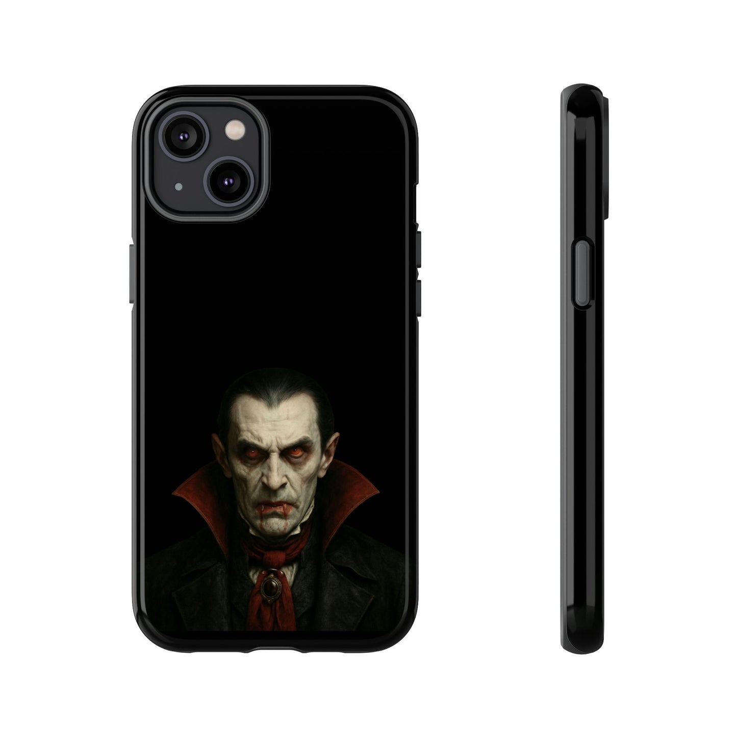 Vampire Phone Case - Tough Cases for Halloween, Gothic Decor, Gifts for Horror Fans, Spooky Accessories, Unique Cellphone Cover - TRV