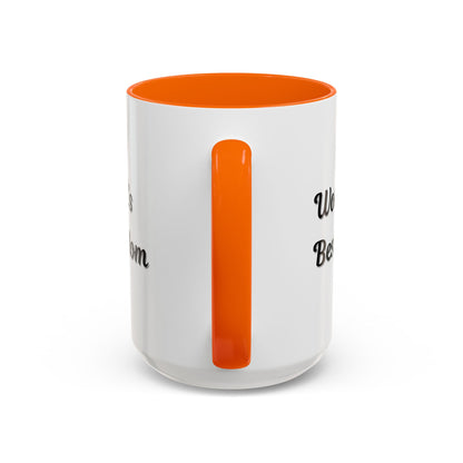 World's Best Mom Accent Coffee Mug - 11oz & 15oz - Perfect Gift for Mother's Day