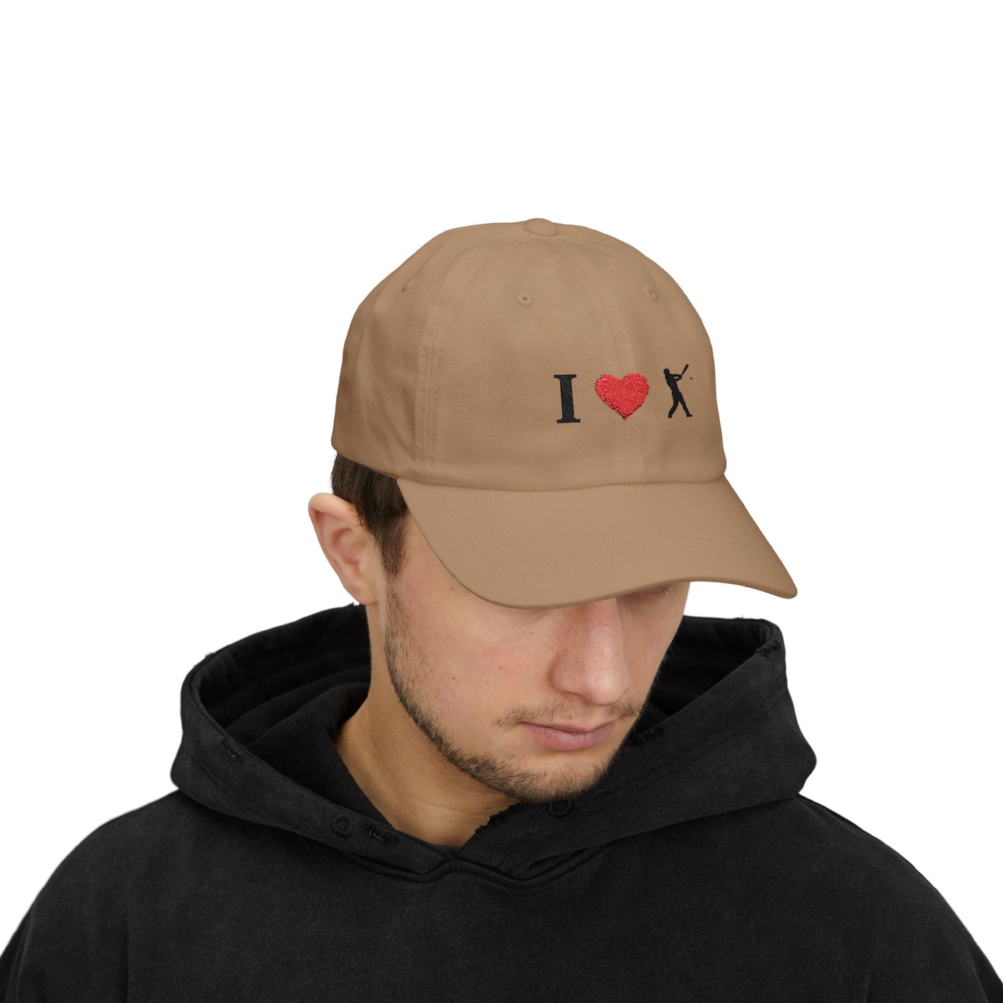 I Love Baseball Dad Cap, Sporty Hat for Dads, Baseball Lover Gift, Father's Day Gift, Casual Everyday Wear - TRV