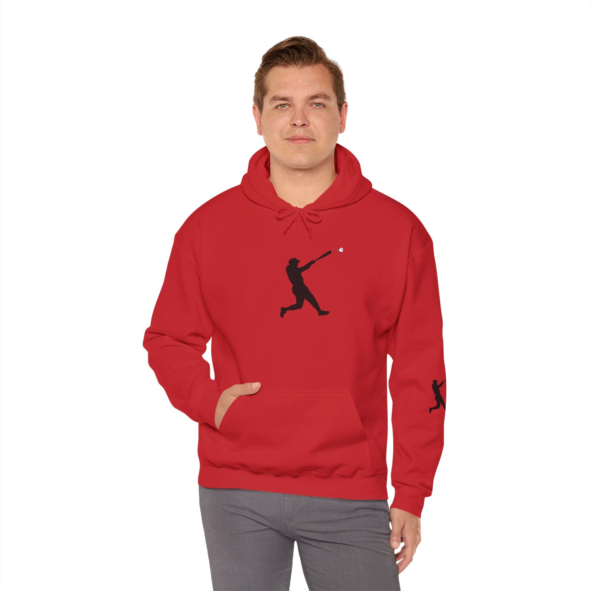 Baseball Swing Unisex Hoodie - Perfect Gift for Athletes, Sports Enthusiasts, Cozy Layer for Cool Days, Great for Team Spirit - TRV