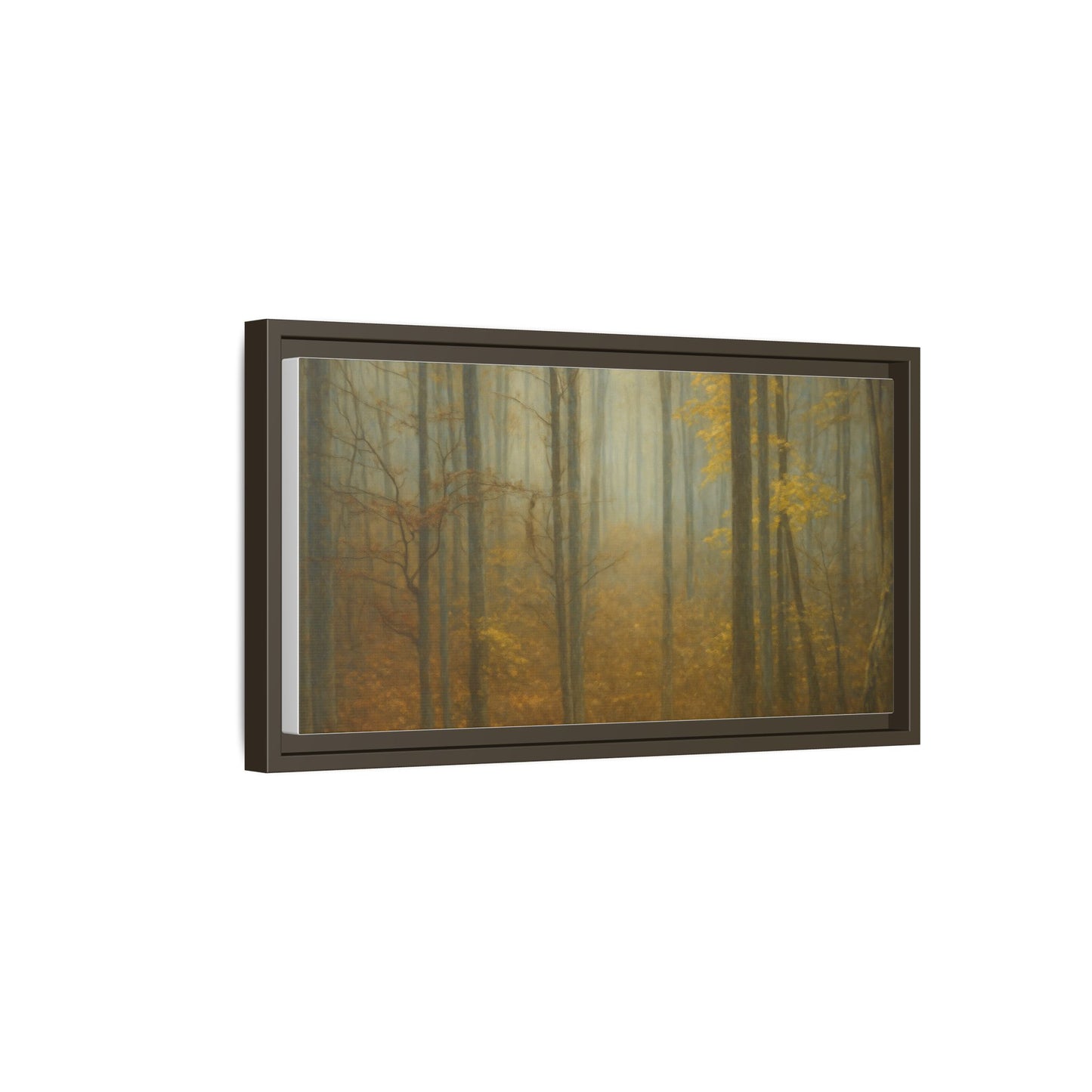 Framed Matte Canvas Art | Serenity in the Forest | Nature Wall Decor, Home Gallery, Cozy Living Room, Gift for Nature Lovers - TRV