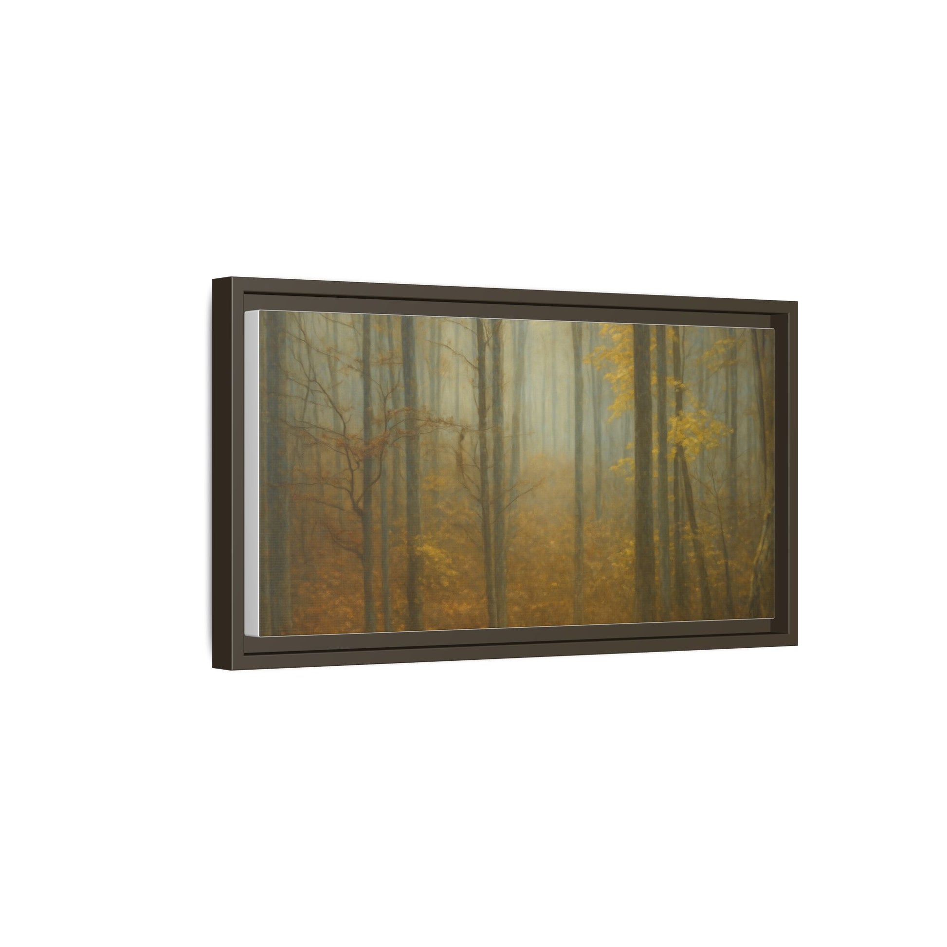 Framed Matte Canvas Art | Serenity in the Forest | Nature Wall Decor, Home Gallery, Cozy Living Room, Gift for Nature Lovers - TRV