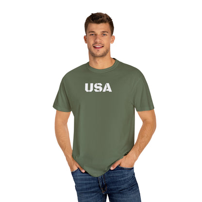 USA Vintage Unisex T-Shirt, Soft Cotton Tee, Casual Wear, Gifts for Her & Him, Summer Essentials, Independence Day Apparel - TRV