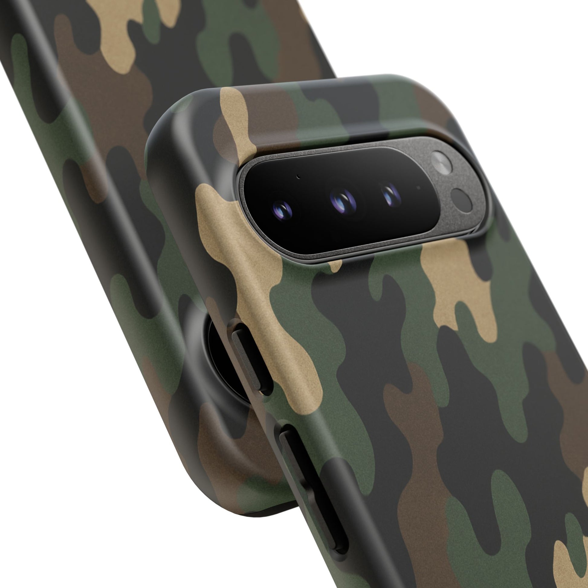 Camouflage Phone Case, Tough Cases, Military Style, Unique Phone Accessories, Gift for Him, Durable Phone Cover - TRV