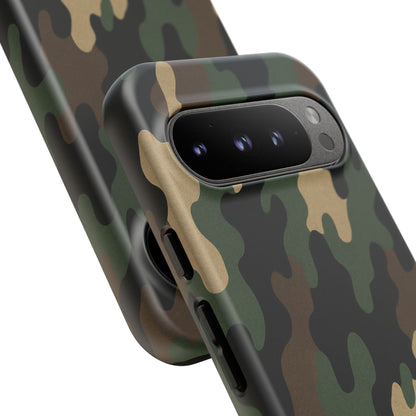 Camouflage Phone Case, Tough Cases, Military Style, Unique Phone Accessories, Gift for Him, Durable Phone Cover - TRV