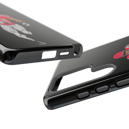 Football Player Tough Phone Case – Protective Black Sports iPhone Case