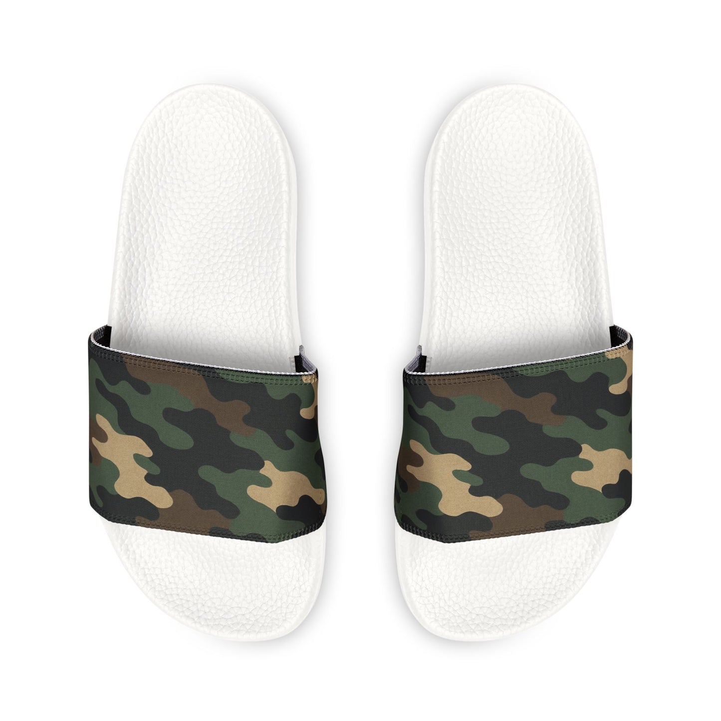 Camouflage Men's Slip-On Sandals | Casual Comfort Footwear for Summer, Beach Days, Outdoor Activities, Gifts for Him, Fashionable Slides - TRV