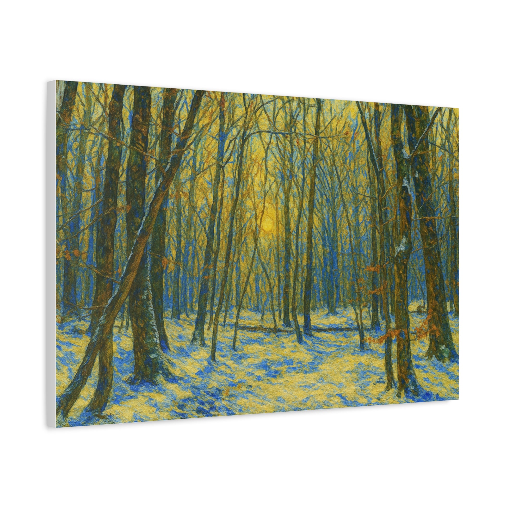 Forest Sunrise Canvas Print, Wall Art, Nature Photography, Home Decor, Gift for Nature Lovers, Landscape Artwork - TRV