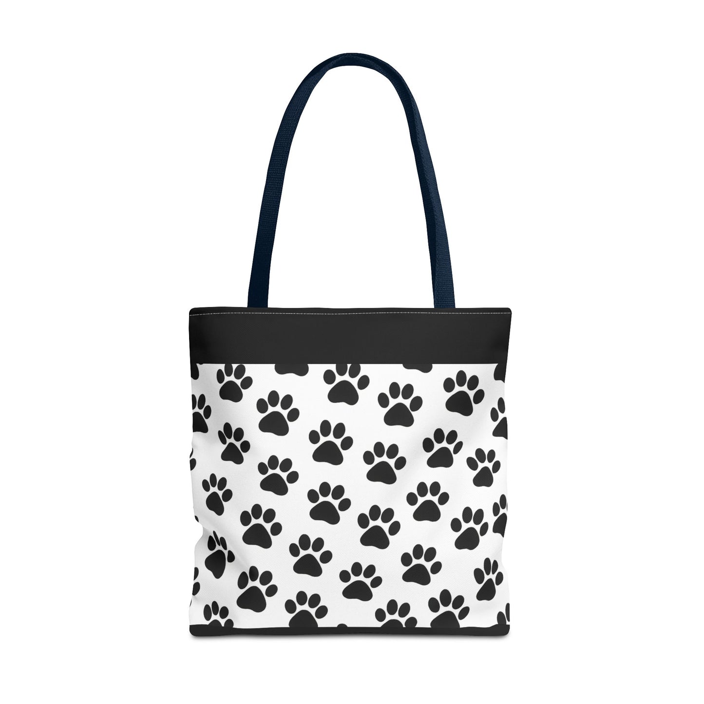 Paw Print Tote Bag, Dog Lover Gift, Shopping Tote, Eco-Friendly Bag, Pet Accessory, Animal Print Carryall - TRV