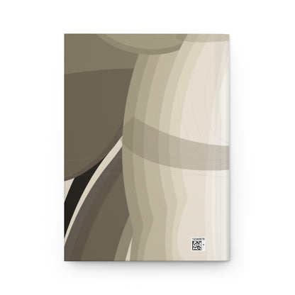 Neutral Abstract Shapes Journal | Hardcover Journal