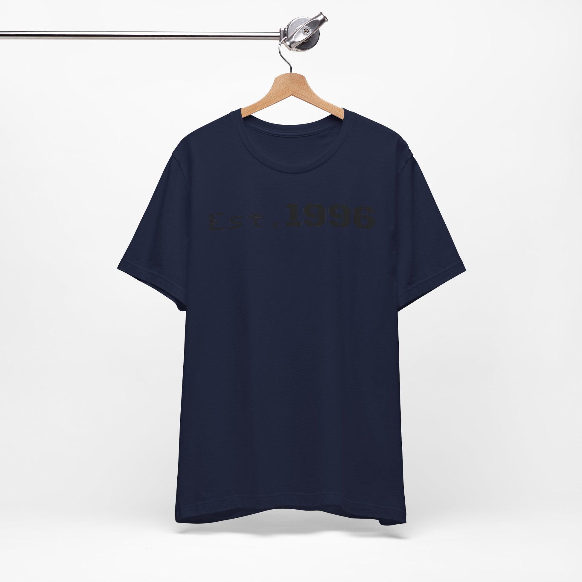 Established 1996 Unisex T-Shirt, Vintage Year Tee, Birth Year Gift, Casual Fashion, Personalized Graphic Tee - TRV