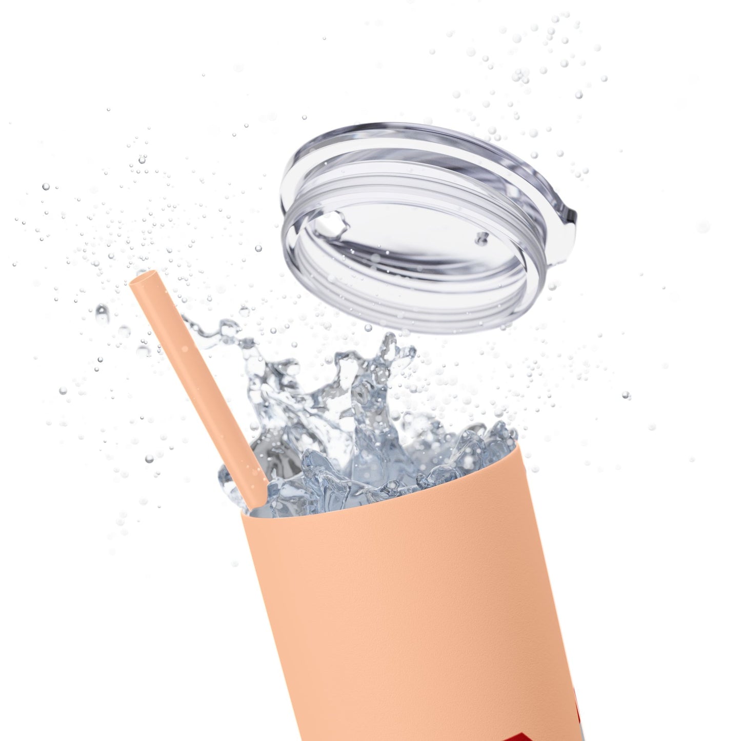 Skinny Tumbler — USA Flag 20oz Straw Tumbler (Patriotic Travel Cup)