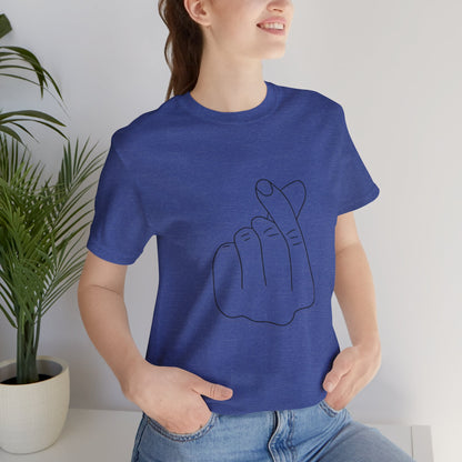 Minimalist Hand Sign Unisex Tee | Casual Everyday Wear | Perfect for Gift Givers