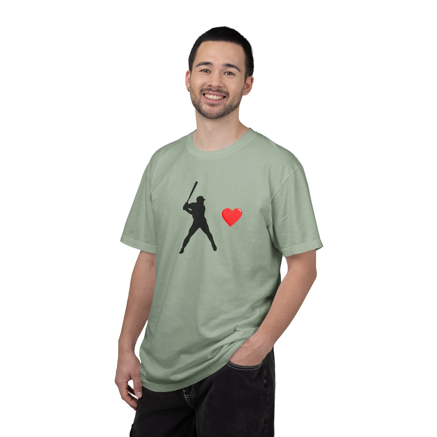 Baseball Love T-Shirt, Unisex Sports Tee, Gift for Baseball Fans, Valentine's Day Shirt, Game Day Apparel, Soft Cotton Top