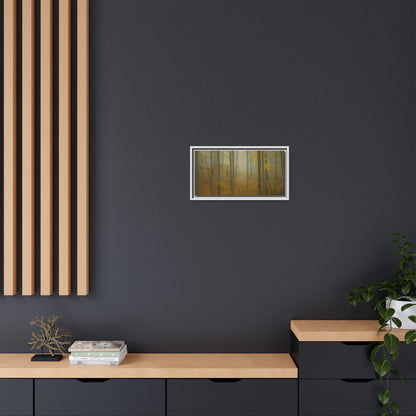 Framed Matte Canvas Art | Serenity in the Forest | Nature Wall Decor, Home Gallery, Cozy Living Room, Gift for Nature Lovers - TRV