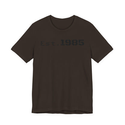 Est. 1985 Vintage Unisex Tee, Retro Birthday T-Shirt, Perfect Gift for 1980s Lovers, Casual Apparel, Timeless Style