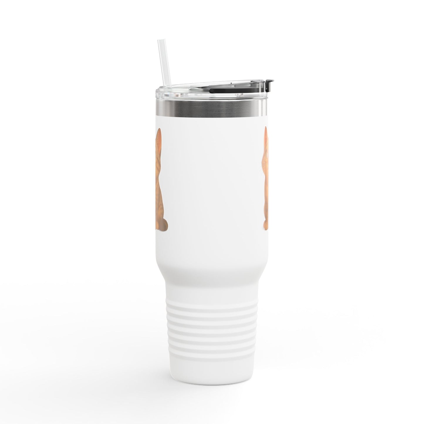 Cute Cat Insulated Travel Mug, 40oz | Perfect Pet Lover Gift | BPA-Free Drinkware, Cozy Coffee Companion, Cat-Themed Hydration