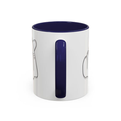 K-Pop Accent Mug - Love Gesture Design (11oz, 15oz), Korean Pop Coffee Cup, K-Pop Lover Gift, Cute Drinkware, Unique Mug