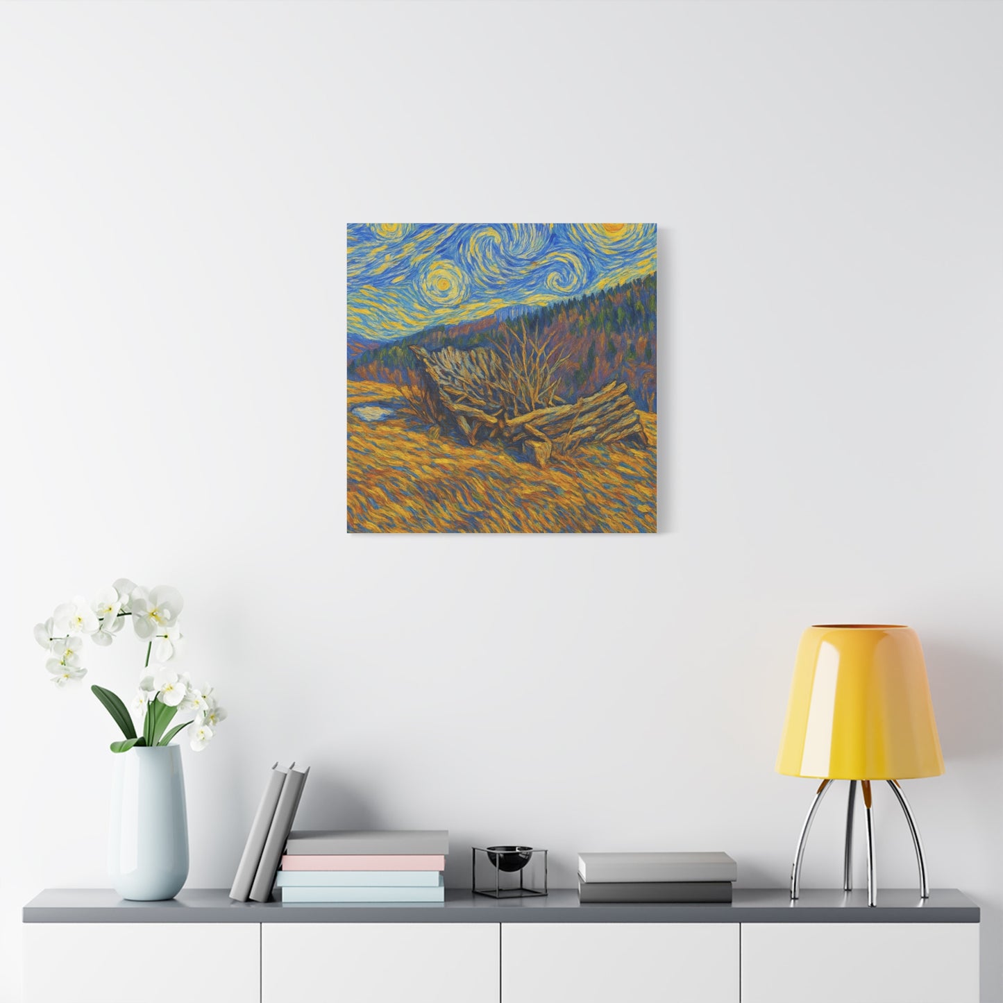 Artistic Van Gogh Style Canvas Wall Art, Nature Inspired Decor, Home Aesthetic, Gift for Art Lovers, Gallery Wall Piece, Living Room Decor, [...] - TRV