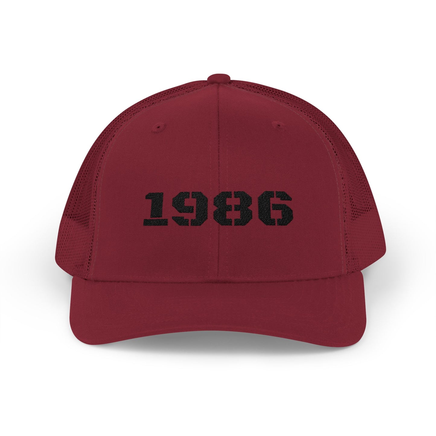 Retro 1986 Snapback Trucker Cap | Vintage Style Cap for Birthdays, Gifts, Sports, and Everyday Wear - TRV