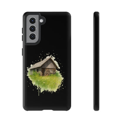 Rustic Farmhouse Phone Case, Cute Cottage Design, Tough Cases for Nature Lovers, Eco-Friendly Gift, Customizable Tech Accessories - TRV