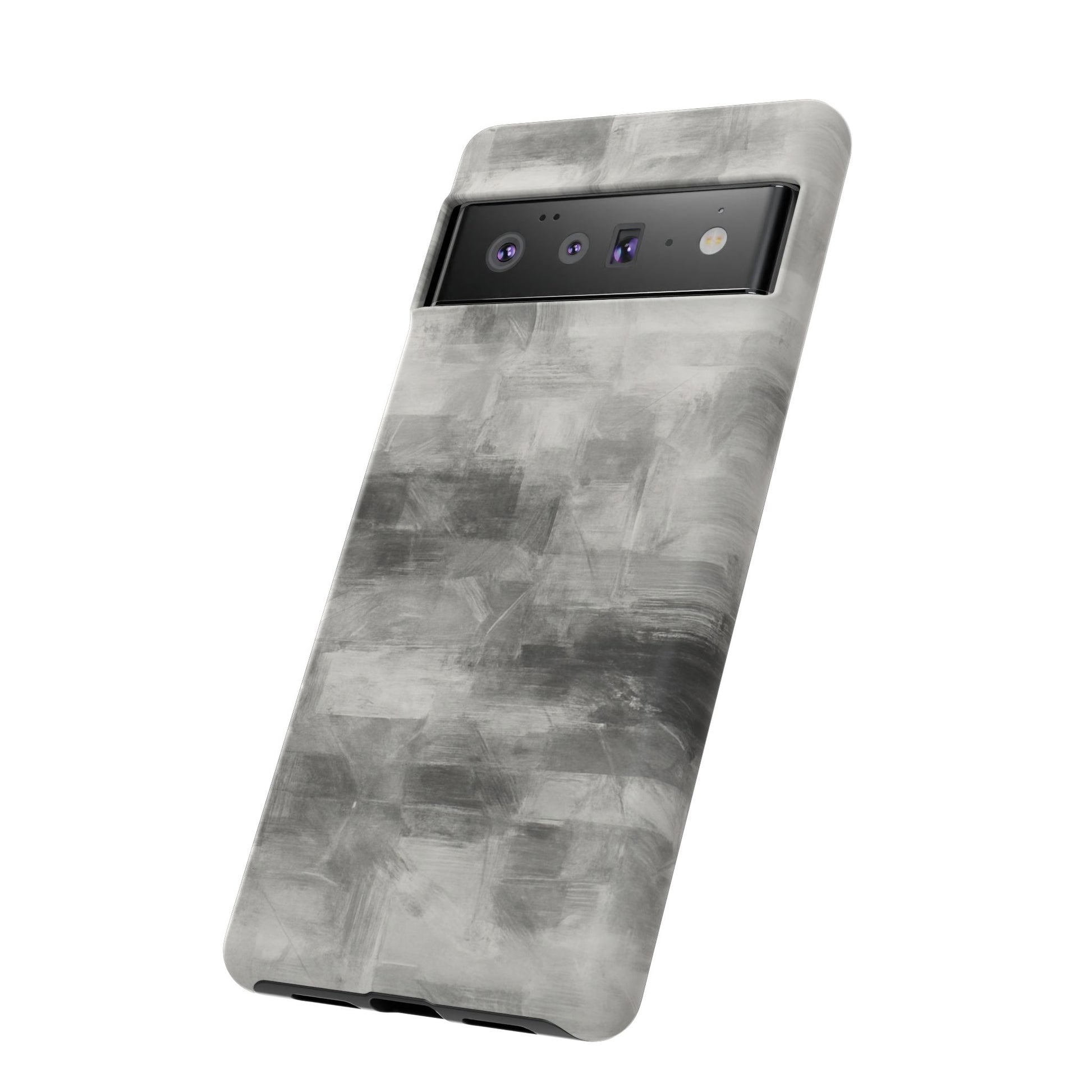 Stylish Phone Case for Tough Protection, Marble Grey Design, Customizable Gift for Her, Unisex Mobile Accessory, Birthday Present, [...] - TRV