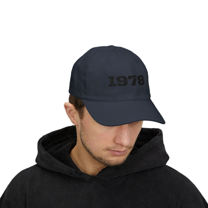 Vintage 1978 Dad Cap, Classic Cap for Fathers, Gift for Dad, Father's Day, Casual Style, Adjustable Hat - TRV